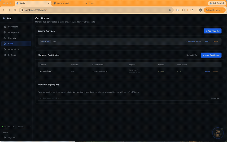 Add filter chain to HTTPS listener